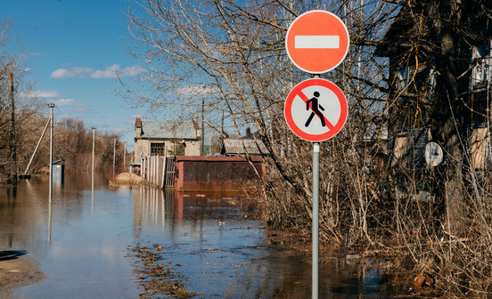 Весеннее половодье в Кирове 2026. Фото