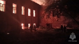 В заброшенных зданиях бывшего КВАТУ в Кирове произошли два пожара