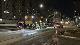 В Кирове возобновили ремонт дорог после снегопадов