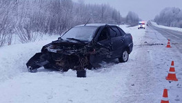 В Арбажском районе столкнулись три автомобиля, один водитель пострадал