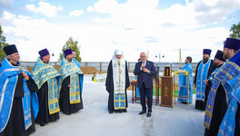 В Кирове освятили основание храма в память о защитниках Отечества