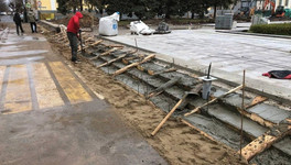 В Кирове завершают благоустройство Театральной площади и парка у цирка