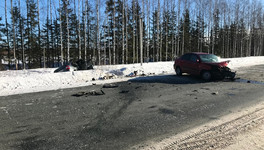 В жёстком ДТП в Кикнурском районе пострадало четыре человека, трое попали в больницу