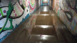 В подземном переходе на Воровского образовался «бассейн»