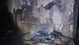 В кирово-чепецкой многоэтажке выгорела квартира на первом этаже