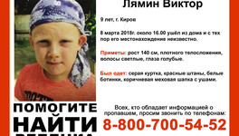 В Кирове разыскивают 9-летнего мальчика