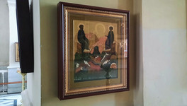 В Спасском соборе после голосования кировчан появилась икона покровителей животных