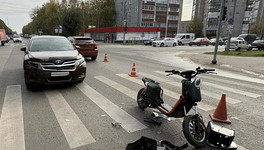 В Кирове 16-летний водитель электровелосипеда пострадал в ДТП