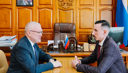 Герой России Андрей Митяшин встретился с губернатором Соколовым
