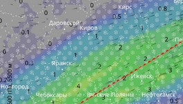 Сильные снегопады предположительно накроют юг Кировской области в 8 февраля