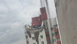 В Белгороде часть ракеты попала в жилой дом