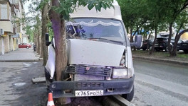 В Кирове на улице Сутырина «Газель» врезалась в дерево. Пострадавших нет