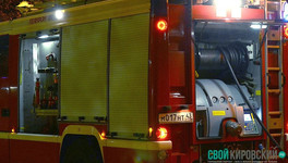 В Слободском районе горела котельная на пилораме