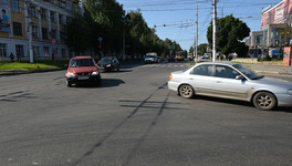На улице Воровского за ночь обновили дорожную разметку после жалоб в соцсетях