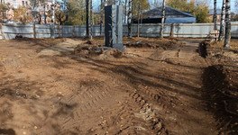 В Кирове до ноября завершат благоустройство сквера на Щорса
