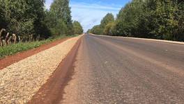 Завершился ремонт дороги Радужный - Лубягино