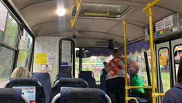 В Кирове загорелся автобус №116