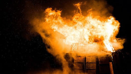 В Санчурском районе произошёл пожар в жилом доме. Погиб один человек