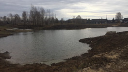 В Лебяжском районе местные жители сами расчистили и углубили деревенский пруд