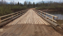 В Нагорском районе открыли движение по трём деревянным мостам через реку Кобру