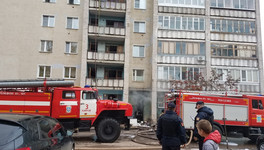В Кирове загорелась многоэтажка