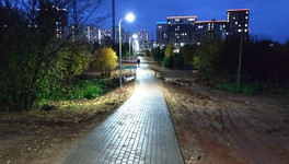 В Кирове за 2 миллиона рублей благоустроили пешеходную дорожку