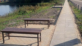 У пруда в посёлке Климковка Белохолуницкого района обустроили тротуары
