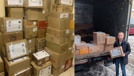 Кировским военнослужащим в зону СВО отправят 37 коробок с продуктами
