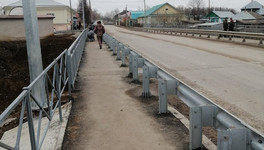 В Малмыже капитально отремонтировали мост через реку Мокшу