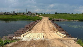 Мост через реку Каму в Афанасьевском округе отремонтировали