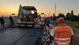 Мост через реку Полой получил новое асфальтовое покрытие