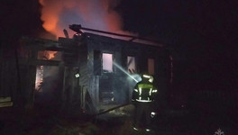 В Афанасьевском округе при пожаре погиб хозяин дома
