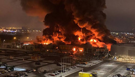 В Московской области сгорел крупный торговый центр