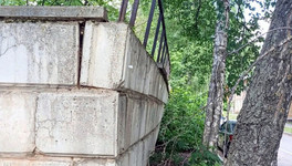 В Кирово-Чепецке отремонтируют аварийные подпорные стенки