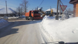 В Кирсе вывезли более чем вдвое больше снега, чем за всю прошлую зиму
