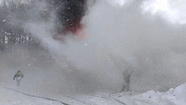 В Кировской области загорелся производственный цех