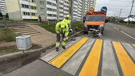 В Кирове обновляют дороги и пешеходные переходы возле школ и детсадов