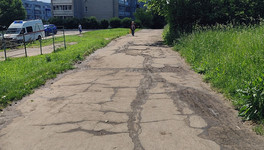 В Кирово-Чепецке отремонтируют тротуар на Сосновой