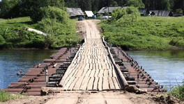 В Даровском районе восстановили понтонные мосты