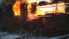 В Омутнинском районе произошёл пожар в доме во время застолья