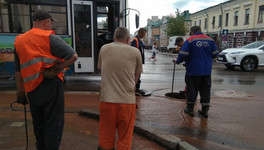 Из-за «потопа» от водоснабжения отключат один дом на улице Карла Маркса и фонтан на Театралке