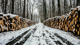 В Порошино незаконно вырубили лес на 4,8 миллиона рублей