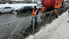 Кировские дорожники переключились на борьбу с талым снегом