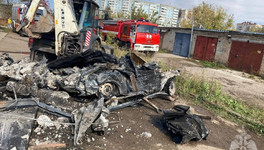 Известны подробности пожара в гараже на улице Ульяновской