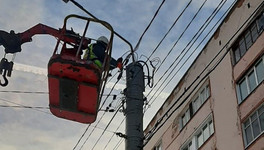 В Кирове установили первые мощные светильники