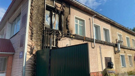 В Белой Холунице при ремонте отопления загорелось здание