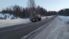 В Сунском районе трактор и «семёрка» не поделили дорогу