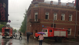 В Кирове загорелось здание первого роддома