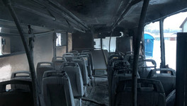 В Слободском загорелся маршрутный автобус