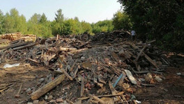 В Кирове обнаружили свалку отходов в охранной зоне